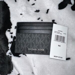 🖤Final price🖤NWT Michael Kors Black Card Case